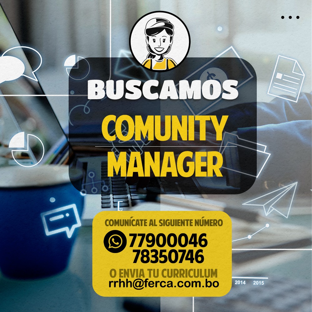 COMMUNITY MANAGER Trabajando Bolivia